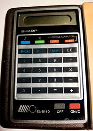 SHARP EL - 8140 Calcolatrice vintage 