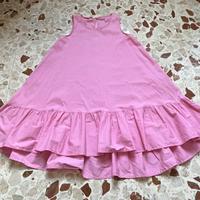 Vestito rosa a palloncino