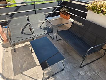 Set sedie e tavolo da giardino/esterno Jysk
