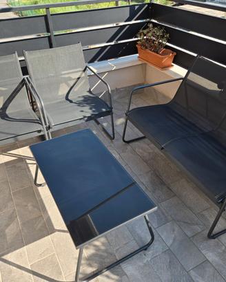 Set sedie e tavolo da giardino/esterno Jysk
