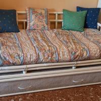 Letto singolo midollino bambù