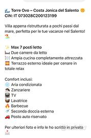 Estate 2026 Costa Jonica