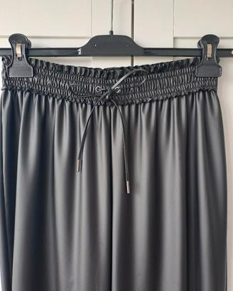 pantaloni neri ecopelle tezenis tg S 
