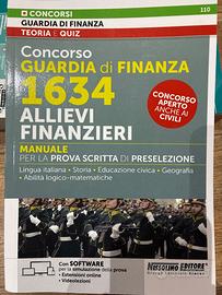 Libro concorso Guardia di Finanza allievi finanzie