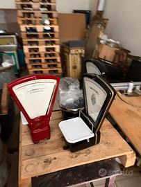 bilance Berkel modello B restaurate rossa e nera