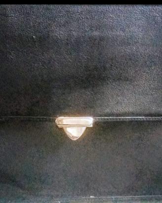 Borsa 24H Pelle Nera Gianni Versace Vintage 