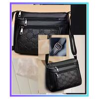 Borsa a spalla quadrata - Elegante colore nera luc