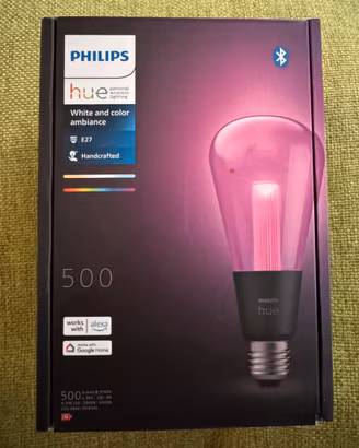 Lampadina smart Philips Hue handcrafted 500