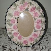 Cornice portafoto con motivo floreale