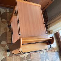 Tavolino Foppapetretti in legno pieghevole