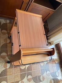 Tavolino Foppapetretti in legno pieghevole