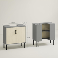 Armadietto mobile lavandino