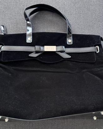 Borsa in velluto nero