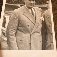 Foto Herbert Chapman allenatore Arsenal 1930