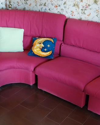 DIVANO COMPONIBILE COL.FUCSIA