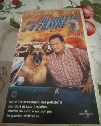 VHS- Un poliziotto a quattro zampe con J. Belushi