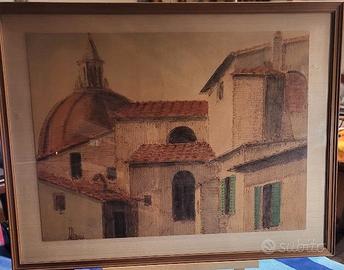 Vittorio Meoni disegno a matita su cartoncino.