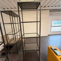 VETRINA  LIBRERIA  LEGNO,FERRO E VETRO.