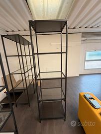 VETRINA  LIBRERIA  LEGNO,FERRO E VETRO.