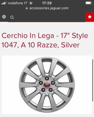 Cerchi in lega Jaguar