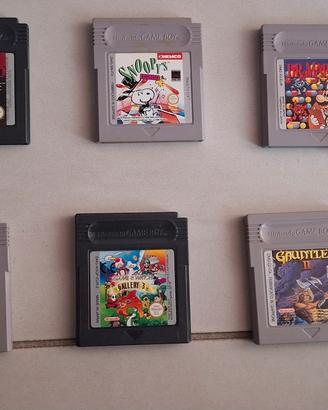 raccolta giochi videogame  nintendo gameboy anni90