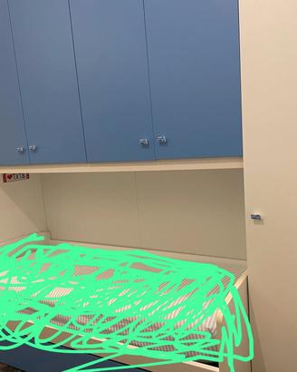 cameretta a ponte senza letti