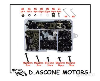 KIT VITI ALLUMINIO UNIVERSALI NERO