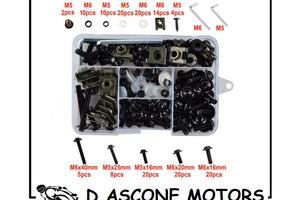 KIT VITI ALLUMINIO UNIVERSALI NERO