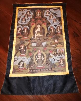 Batik Indiano Dipinto su Tela