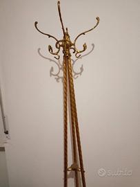 antico appendiabiti anni 50 in ottone