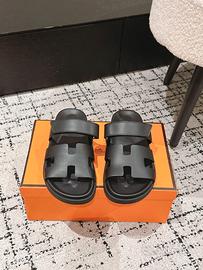Pantofole da uomo Hermes color chypre eu 45