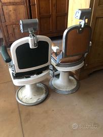 Poltrone da barbiere vintage