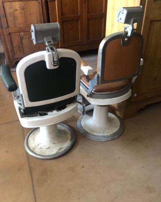 Poltrone da barbiere vintage