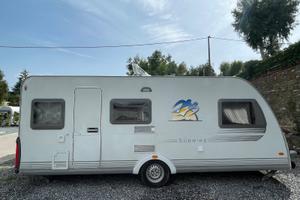 Roulotte "Sudwind Knaus" 6 posti + Veranda