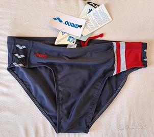 ARENA costume da bagno slip uomo taglia 54 grigio