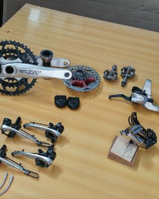 gruppo shimano deore xt m760 v-brake xtr m960 