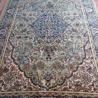 Tappeto persiano Qum con seta