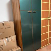 Dispensa Armadio Cucina Verde Bottiglia Aiko