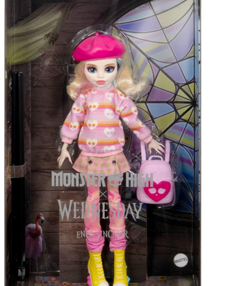 Monster High x Mercoledì Bambola Enid Sinclair