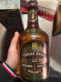 Bottiglia whisky chivas anno 1978