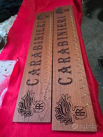fascia in legno per calendari Carabinieri