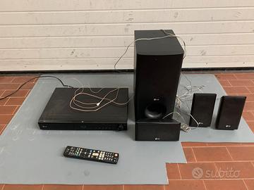 Lg audio 2 impianti  5 + 1 home teatre dvd