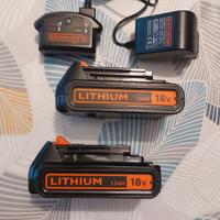 Batterie black e decker più caricabatterie