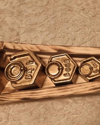 Set di 6  pesi in ghisa