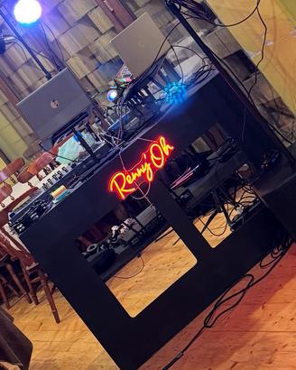 Console postazione Dj