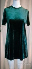 abito velluto verde 