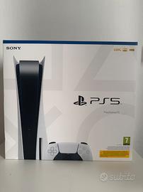 PlayStation 5 disc edition 825GB - box originale
