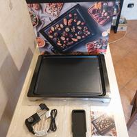 Piastra grill elettrica nuova