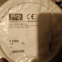 rosone tappo  canna fumaria diametro 150 bianco 