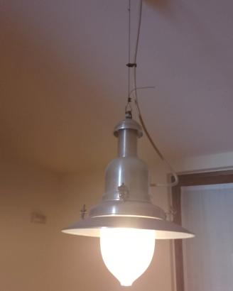 lampadario a sospensione cromato 